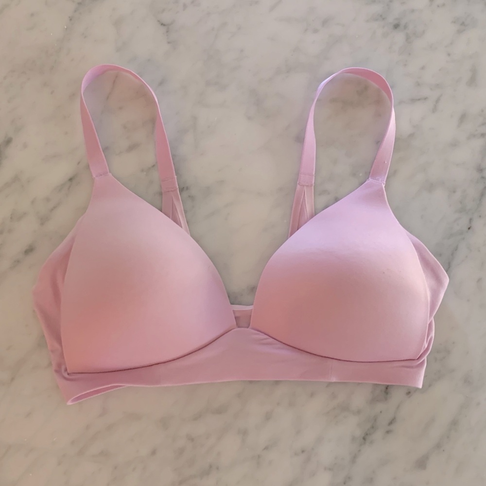 Aerie pink wireless bra ‘real sunnie’ 32D